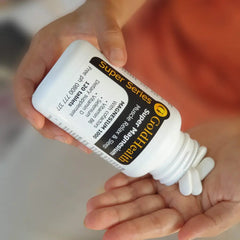 Super Magnesium 1000 Relaxation and Sleep capsules and product packaging