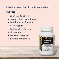 Brain Pack - Fish Oil + Vitamin B12 + Memory Support XP memory feature product image