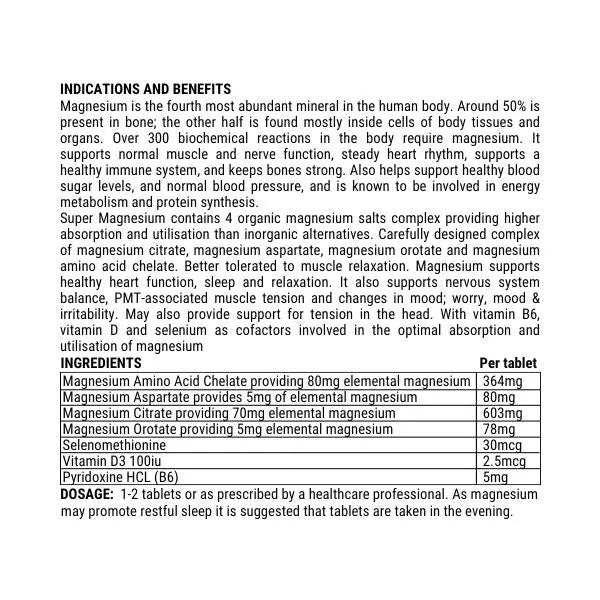 Super Magnesium 1000 Relaxation and Sleep 0bcdcd57 d587 44e2 product image