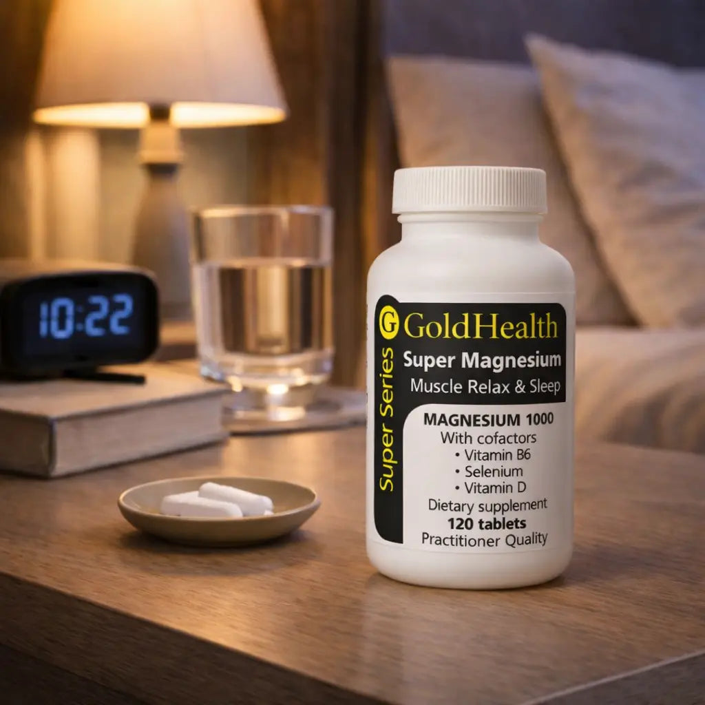 Super Magnesium 1000 Relaxation and Sleep lifestyle image for everyday wellbeing