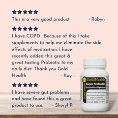 Super Probiotic Gut Health and Digestion Strawberry Chewable