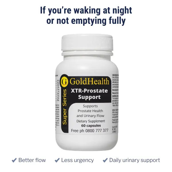 XTR Prostate Support supplement product packaging