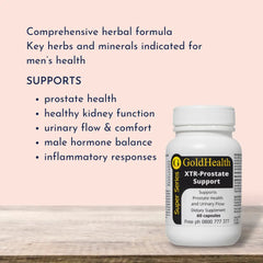 XTR Prostate Support features and benefits overview
