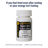Super Q10 Co Enzyme Q10 supplement product packaging