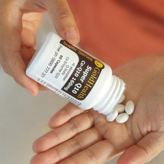 Wellbeing Pack - Senior Multi + CoQ10 capsules and product packaging