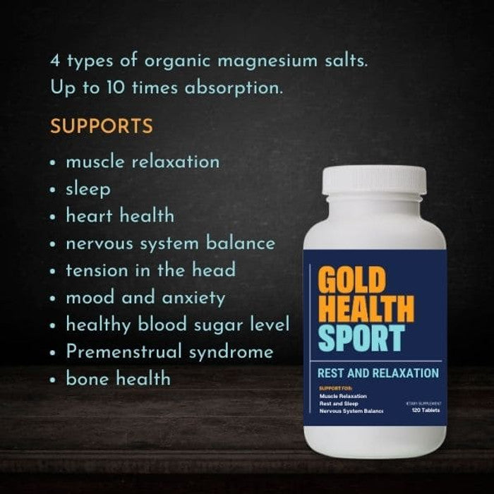 GOLD HEALTH SPORT Complete Join and Muscle Care - Full Pack