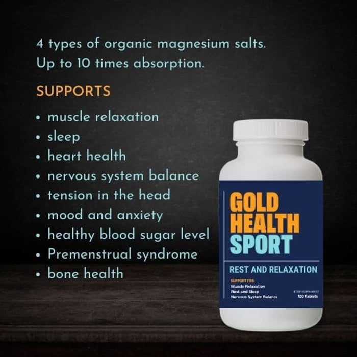 GOLD HEALTH SPORT Complete Join and Muscle Care - Full Pack rest and relaxation product image