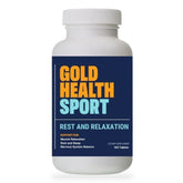 GOLD HEALTH SPORT Rest and Relaxation supplement product packaging