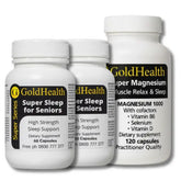 Gold Health Sleep Triple Pack | Super Sleep for Seniors + Super Magnesium