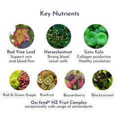 Twin Pack - XTR-Vein Support with Red Vine Leaf and NZ Oxi-fend® Fruit Complex