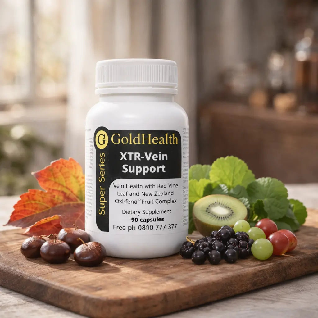 XTR-Vein Support with Red Vine Leaf and NZ Oxi-fend® Fruit Complex veiningredient product image