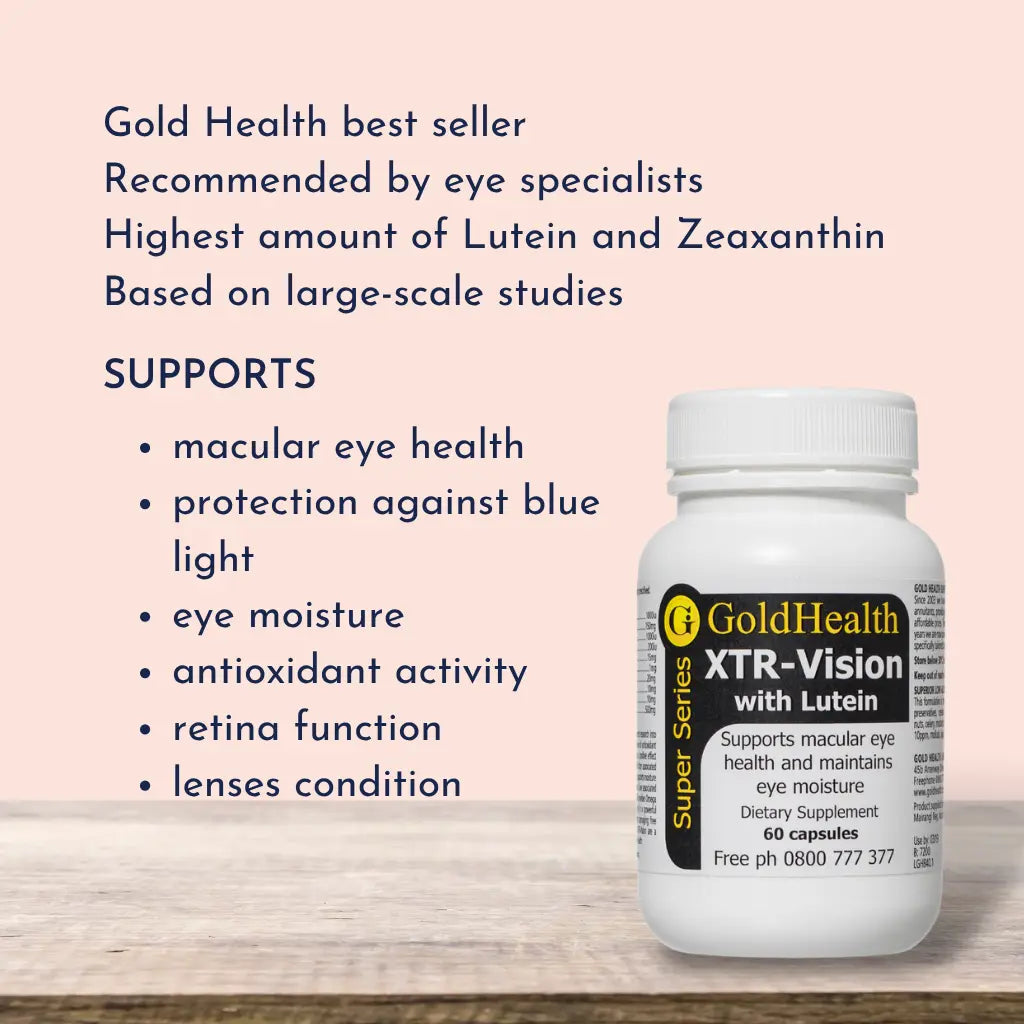 XTR Vision with Lutein features and benefits overview