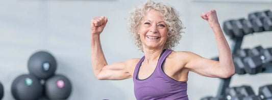 Active older New Zealander supporting bone health with magnesium, calcium-rich foods and healthy movement