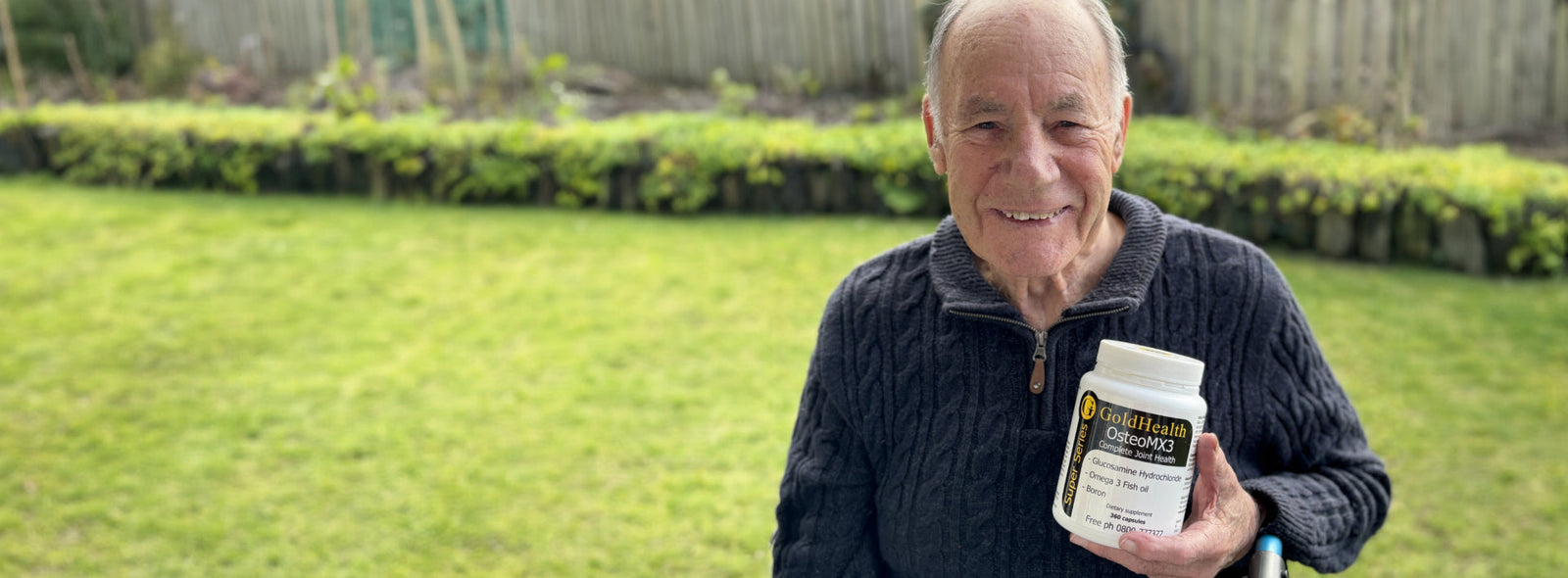 Joint health supplements and active ageing: Bernard's story