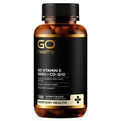 Vitamin E 500iu & Co-Q10 (Go Healthy NZ) | Gold Health