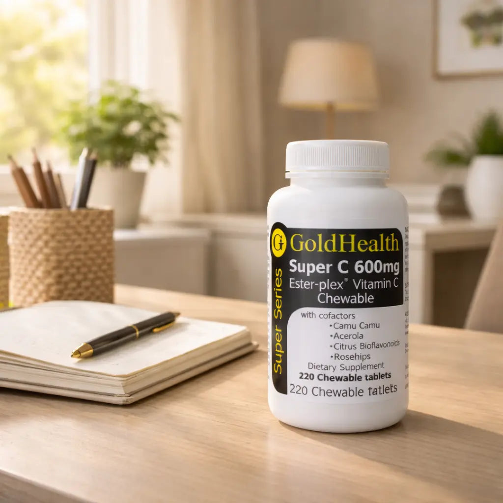 Super C 600 Chewable Vitamin C C600desk product image