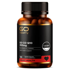 Co Enzyme Q10 300mg & Vitamin D3 (Go Healthy NZ) | Gold Health