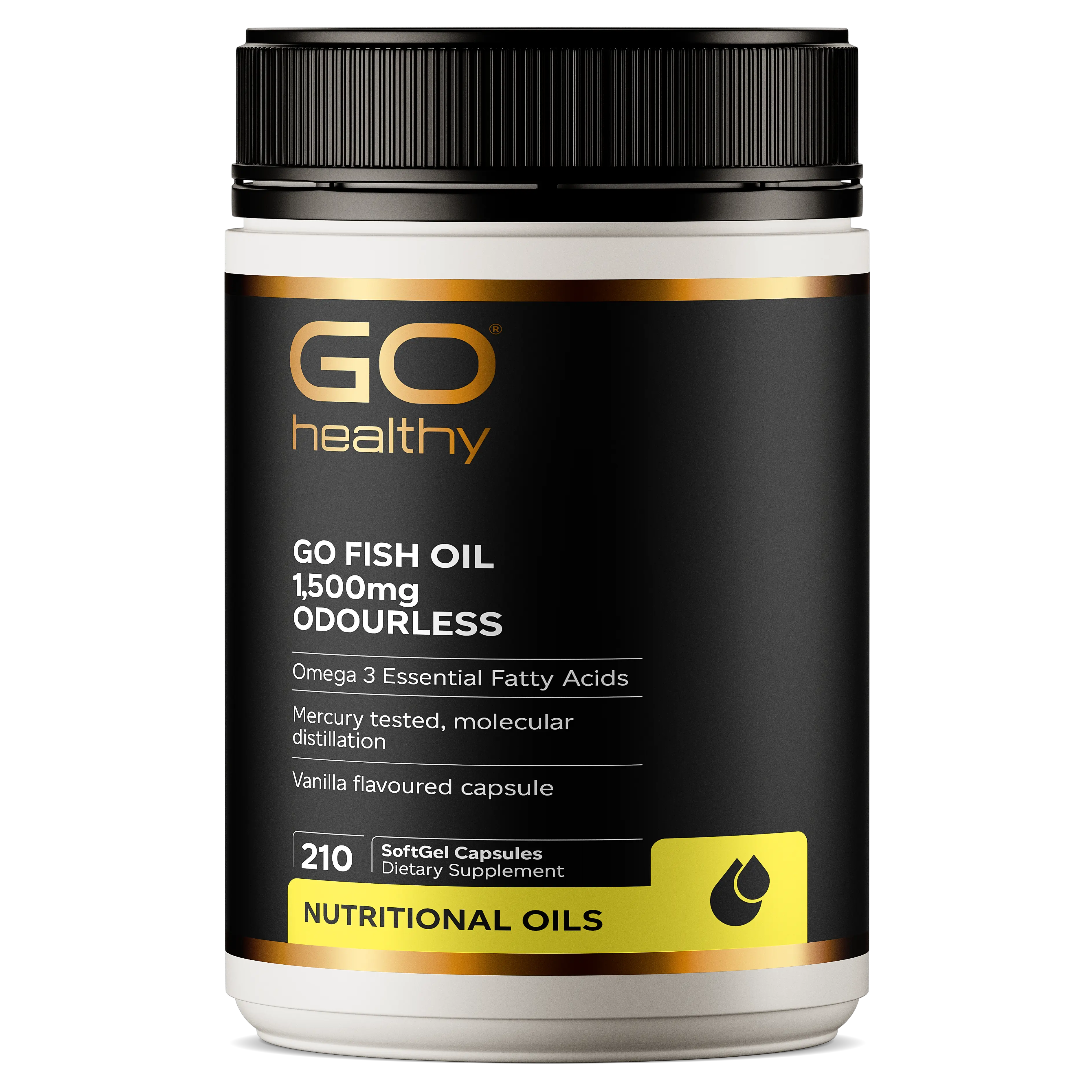 GO Healthy Fish Oil 1,500mg | GoldHealth