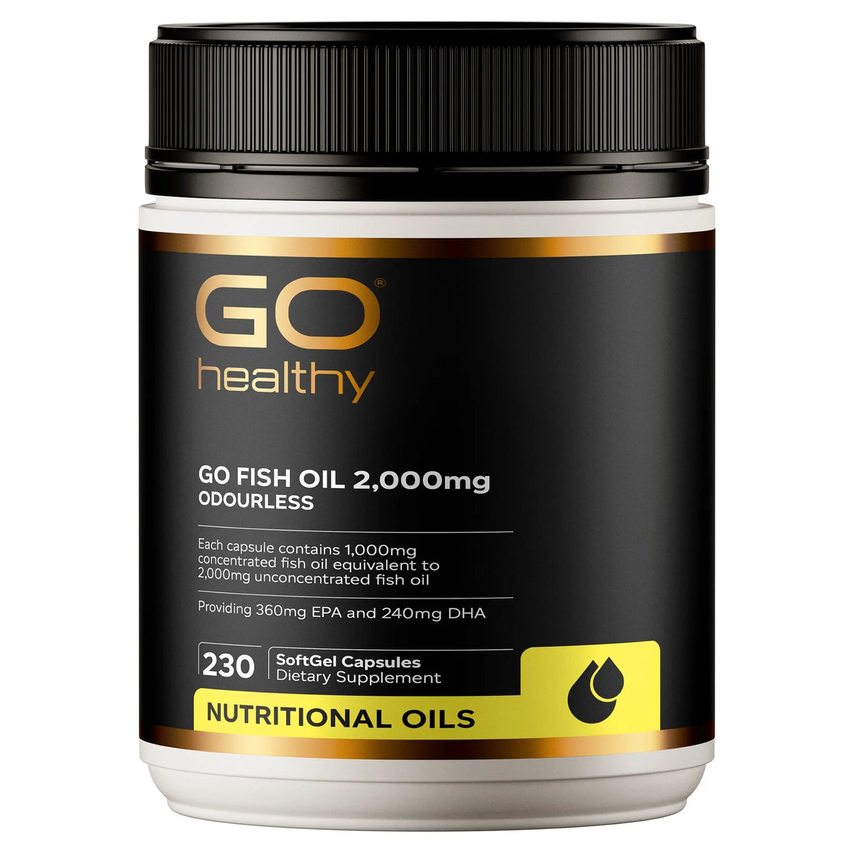 Go Healthy GO Fish Oil 2000mg | Gold Health