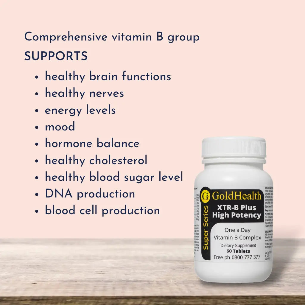 XTR-B Plus Vitamin B Complex features and benefits overview