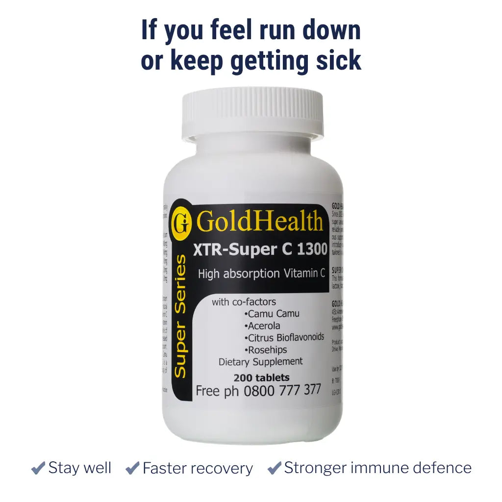 XTR Super Vitamin C 1300 daily wellbeing supplement
