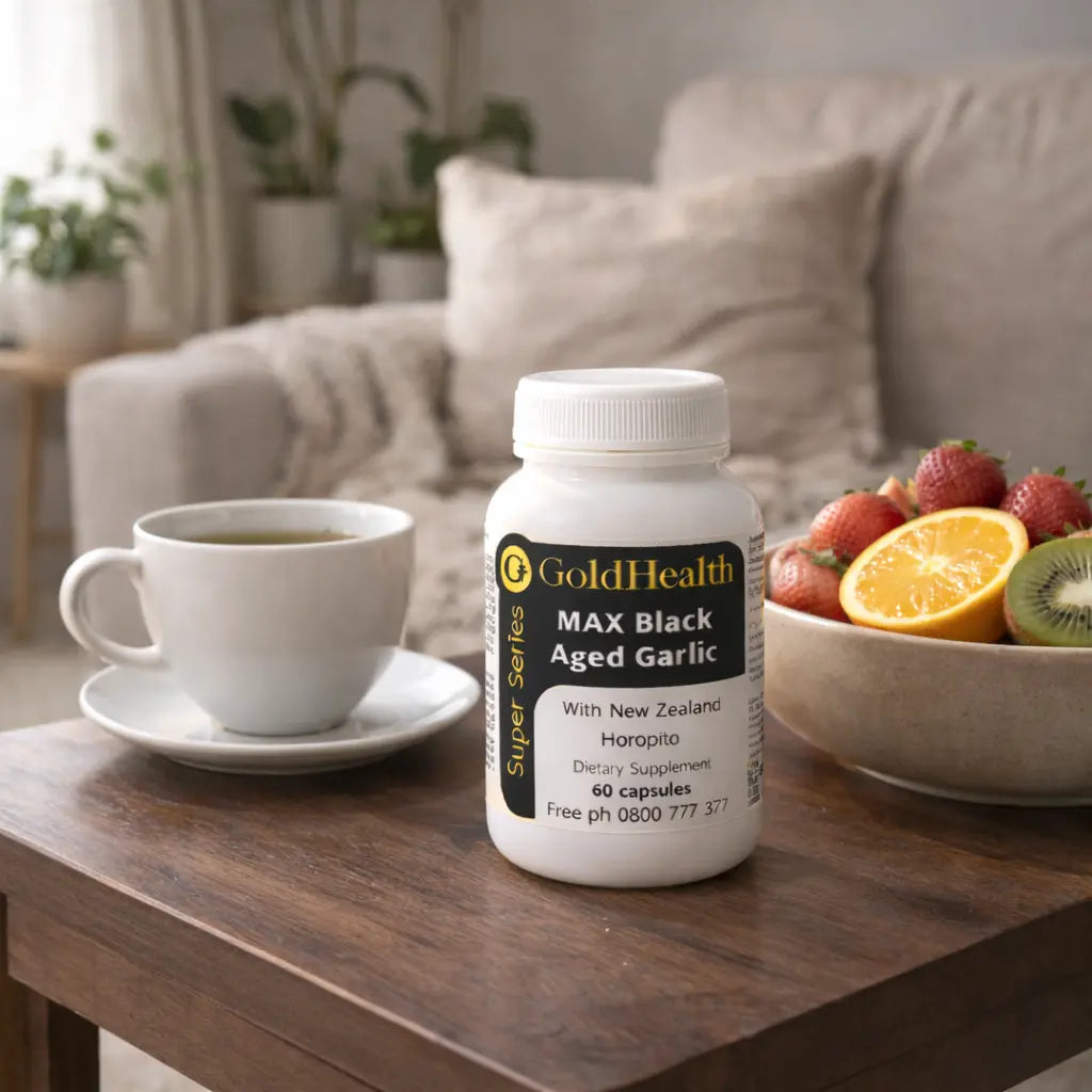 MAX Aged Black Garlic with NZ Horopito