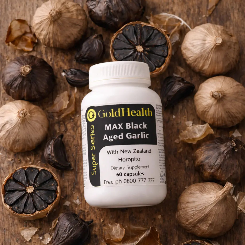 MAX Aged Black Garlic with NZ Horopito