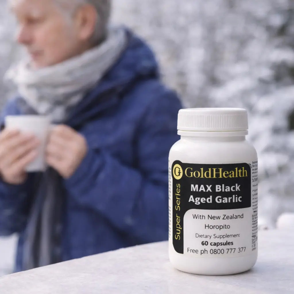 MAX Aged Black Garlic with NZ Horopito