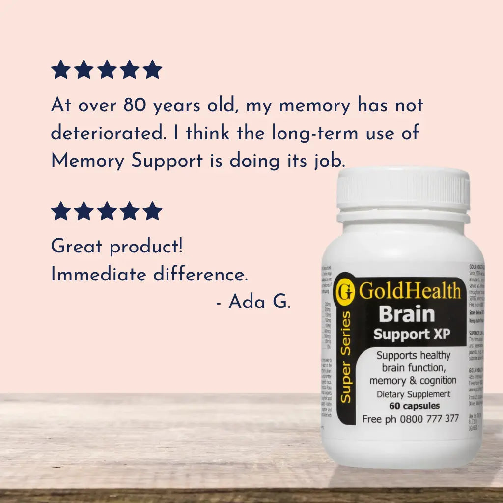 Gold Health Brain Support Twin Pack | Customer Reviews | Shop Gold Health