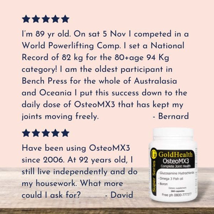 OsteoMX3 Glucosamine and Fish Oil
