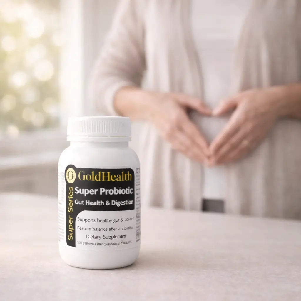 Super Probiotic Gut Health and Digestion Strawberry Chewable