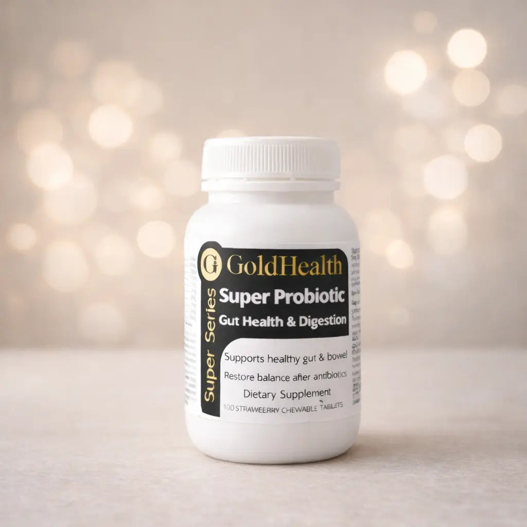 Super Probiotic Gut Health and Digestion Strawberry Chewable