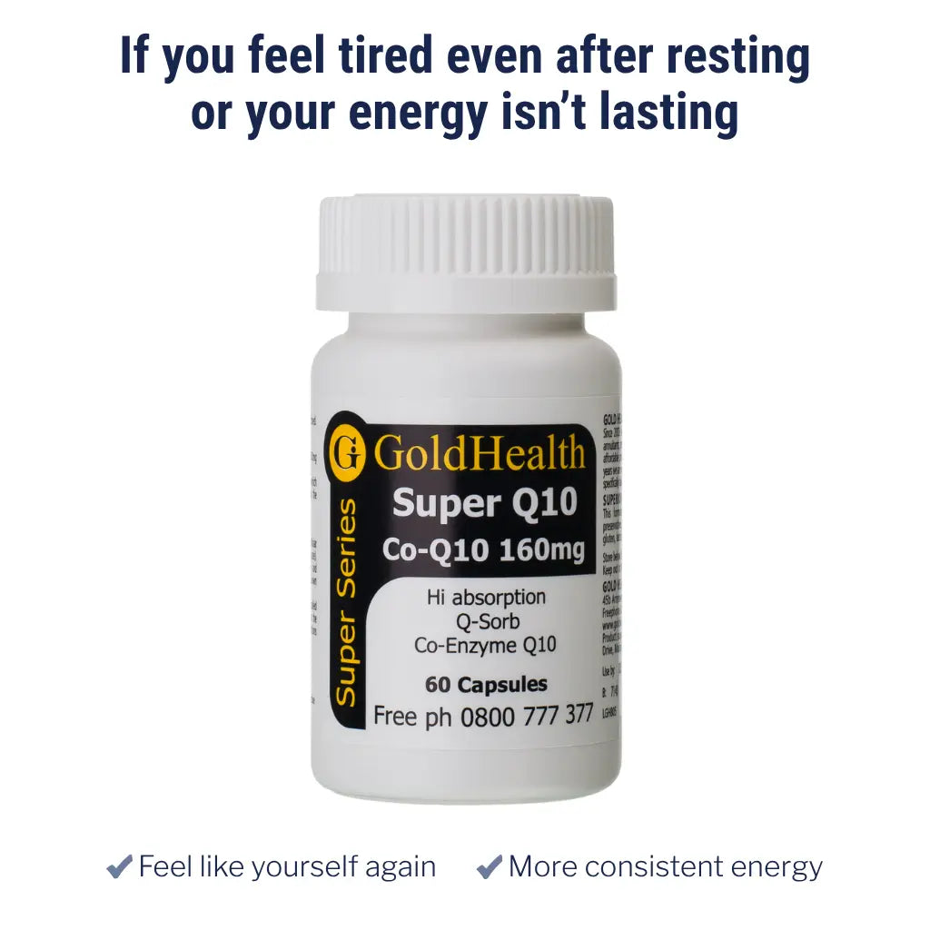 Super Q10 Co Enzyme Q10 supplement product packaging