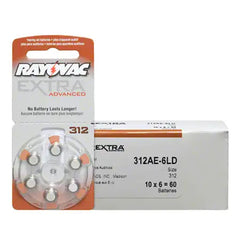 Rayovac Hearing Aid Batteries size 312