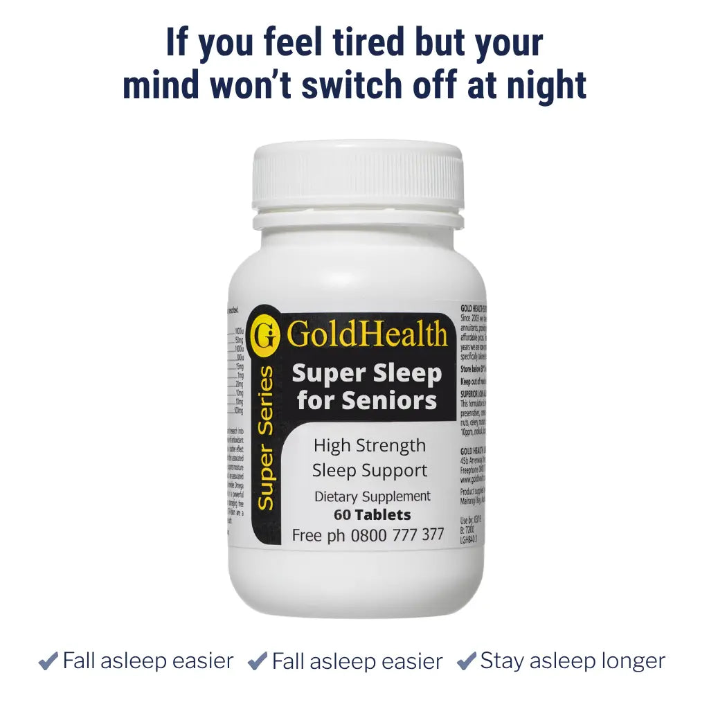 Super Sleep for Seniors lifestyle image for everyday wellbeing
