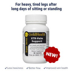 XTR-Vein Support with Red Vine Leaf and NZ Oxi-fend® Fruit Complex