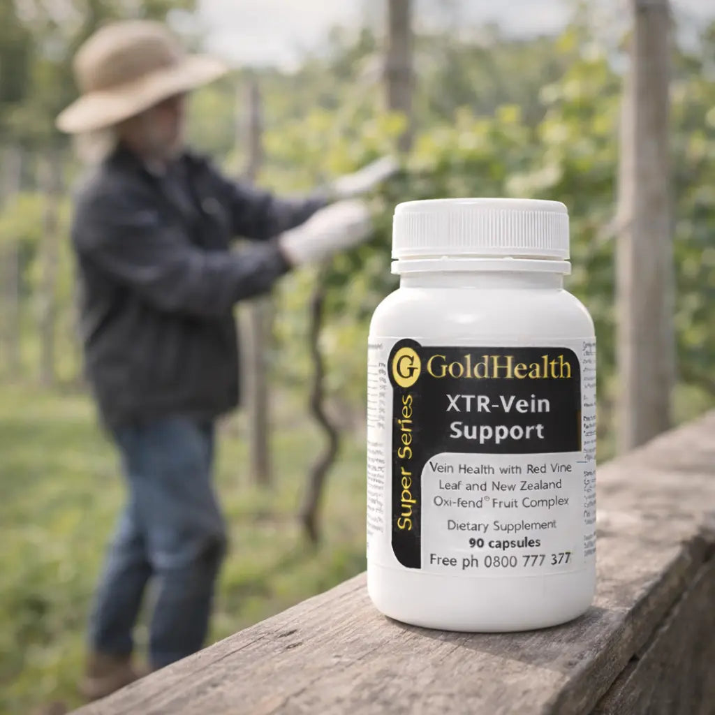 XTR-Vein Support with Red Vine Leaf and NZ Oxi-fend® Fruit Complex
