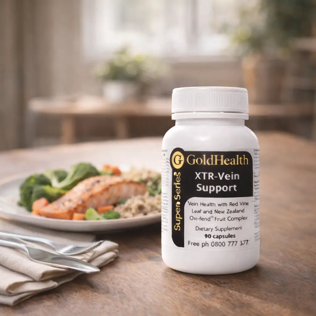 XTR-Vein Support with Red Vine Leaf and NZ Oxi-fend® Fruit Complex