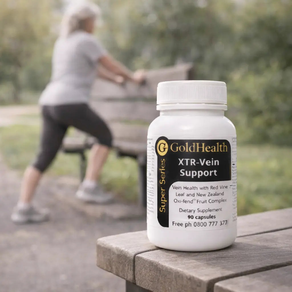 XTR-Vein Support with Red Vine Leaf and NZ Oxi-fend® Fruit Complex