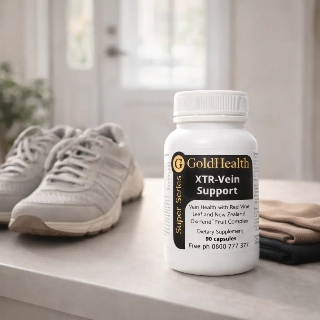 XTR-Vein Support with Red Vine Leaf and NZ Oxi-fend® Fruit Complex